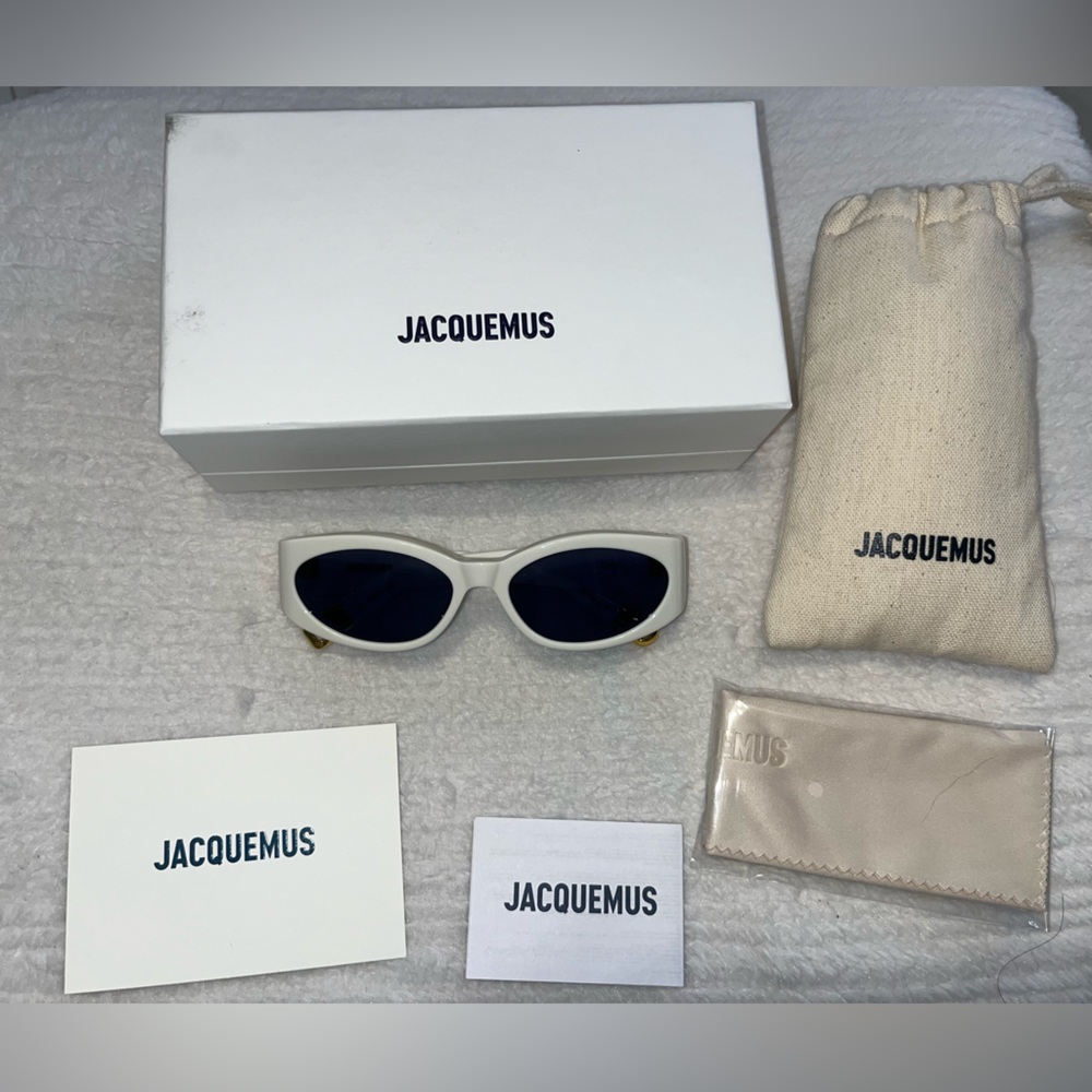 Jacquemus White Sunglasses